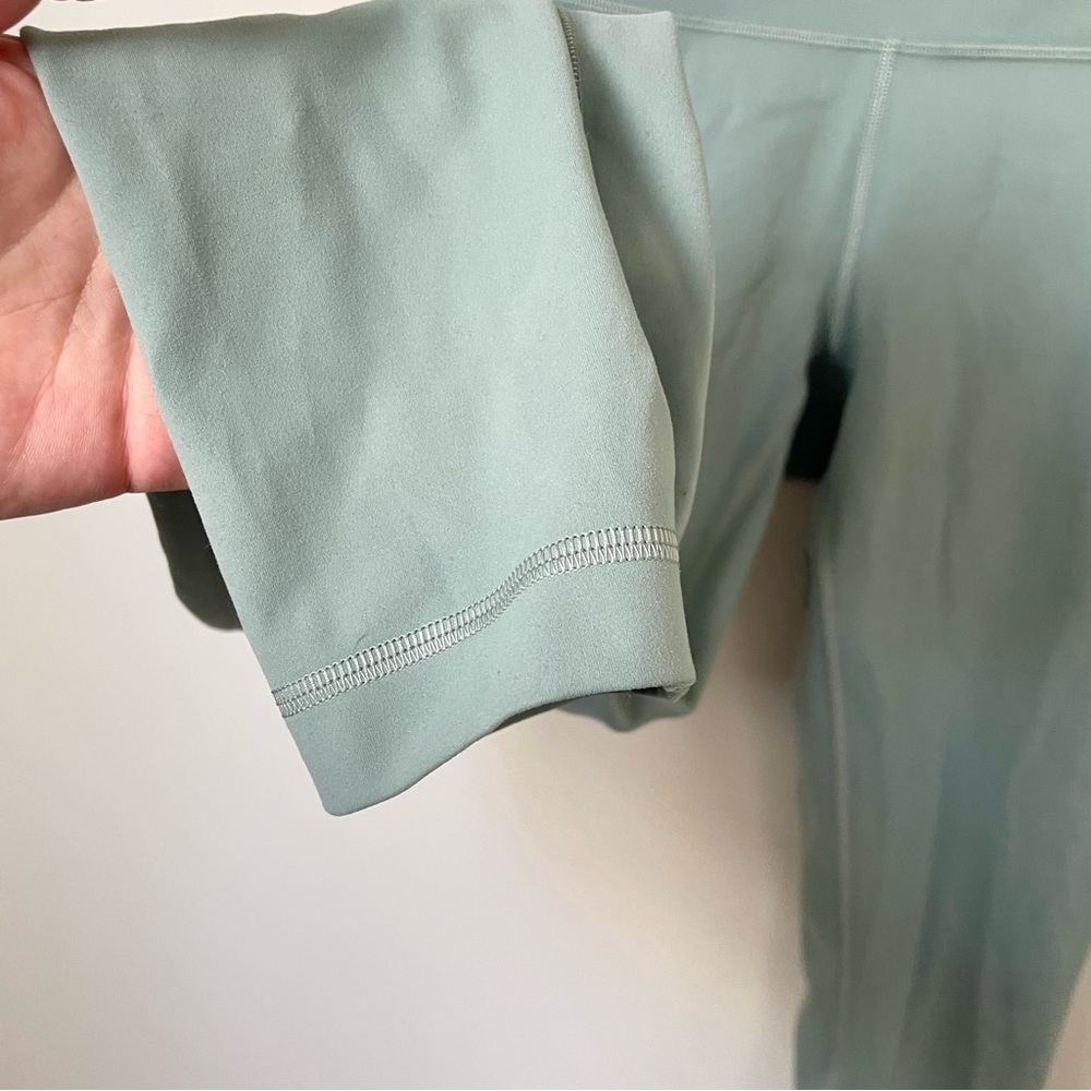 Lululemon Wunder Train Contour Fit High-Rise Crop 23" Misty Glade Size 6 - Picture 12 of 12